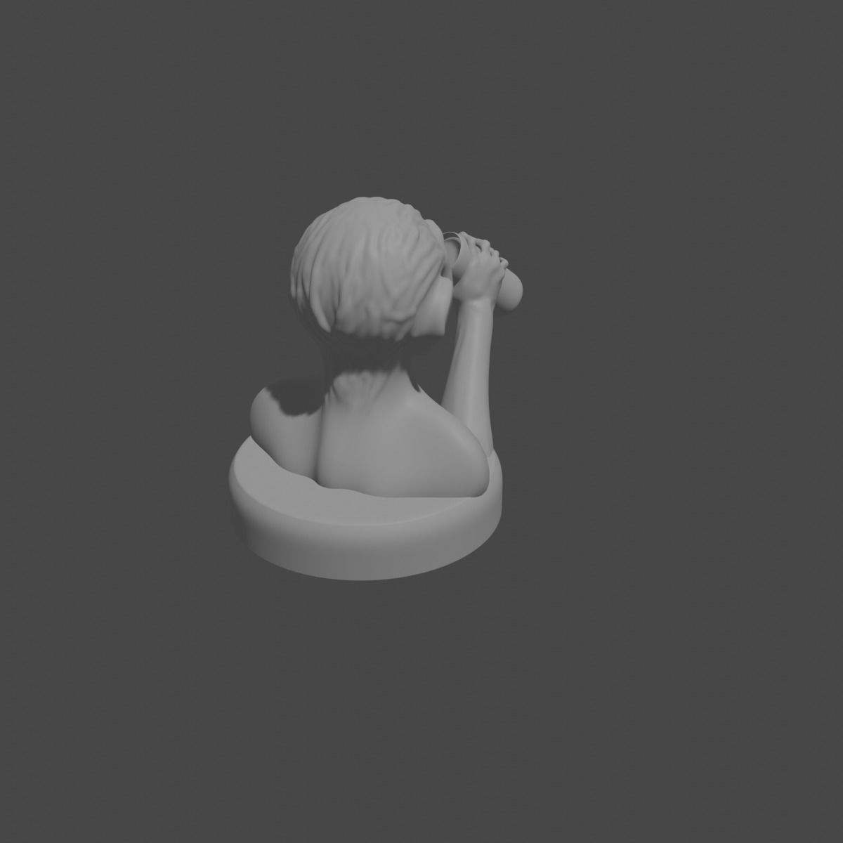 the three monkeys 3D print model_67