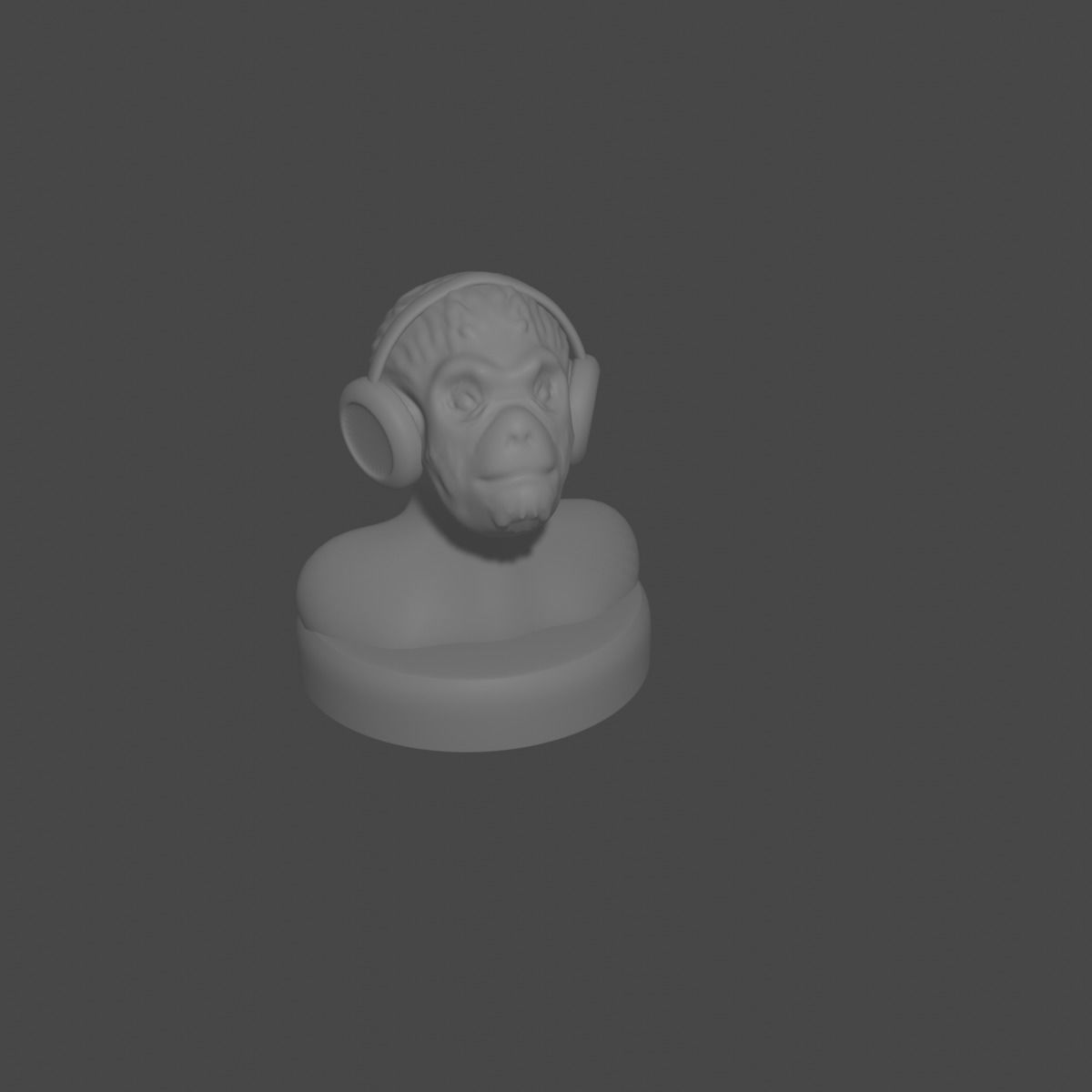 the three monkeys 3D print model_5
