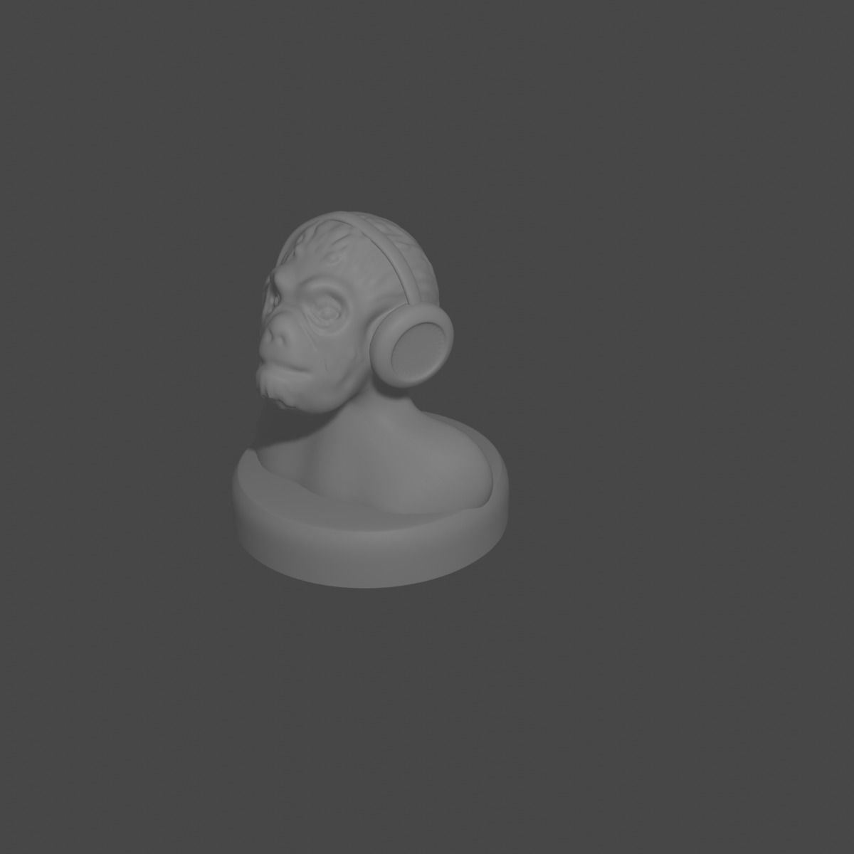 the three monkeys 3D print model_9