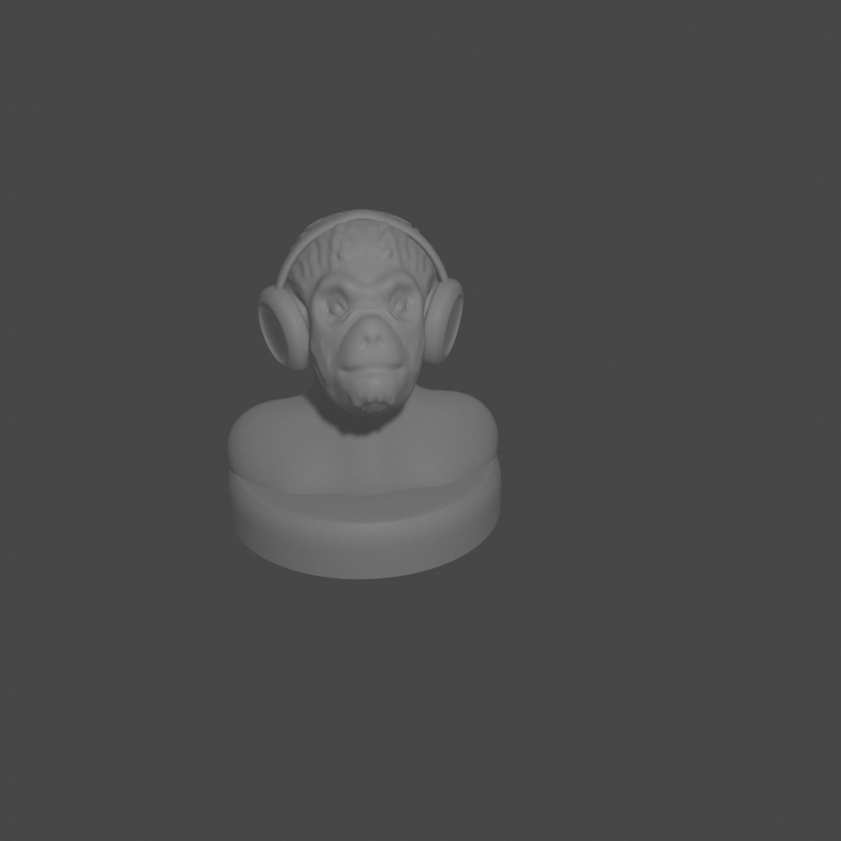 the three monkeys 3D print model_6