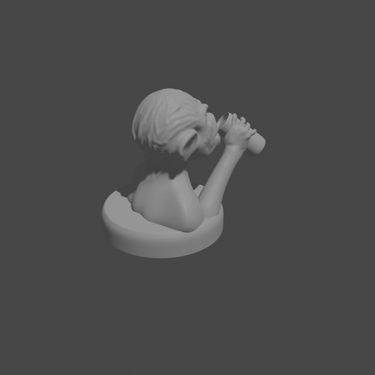 the three monkeys 3D print model_70