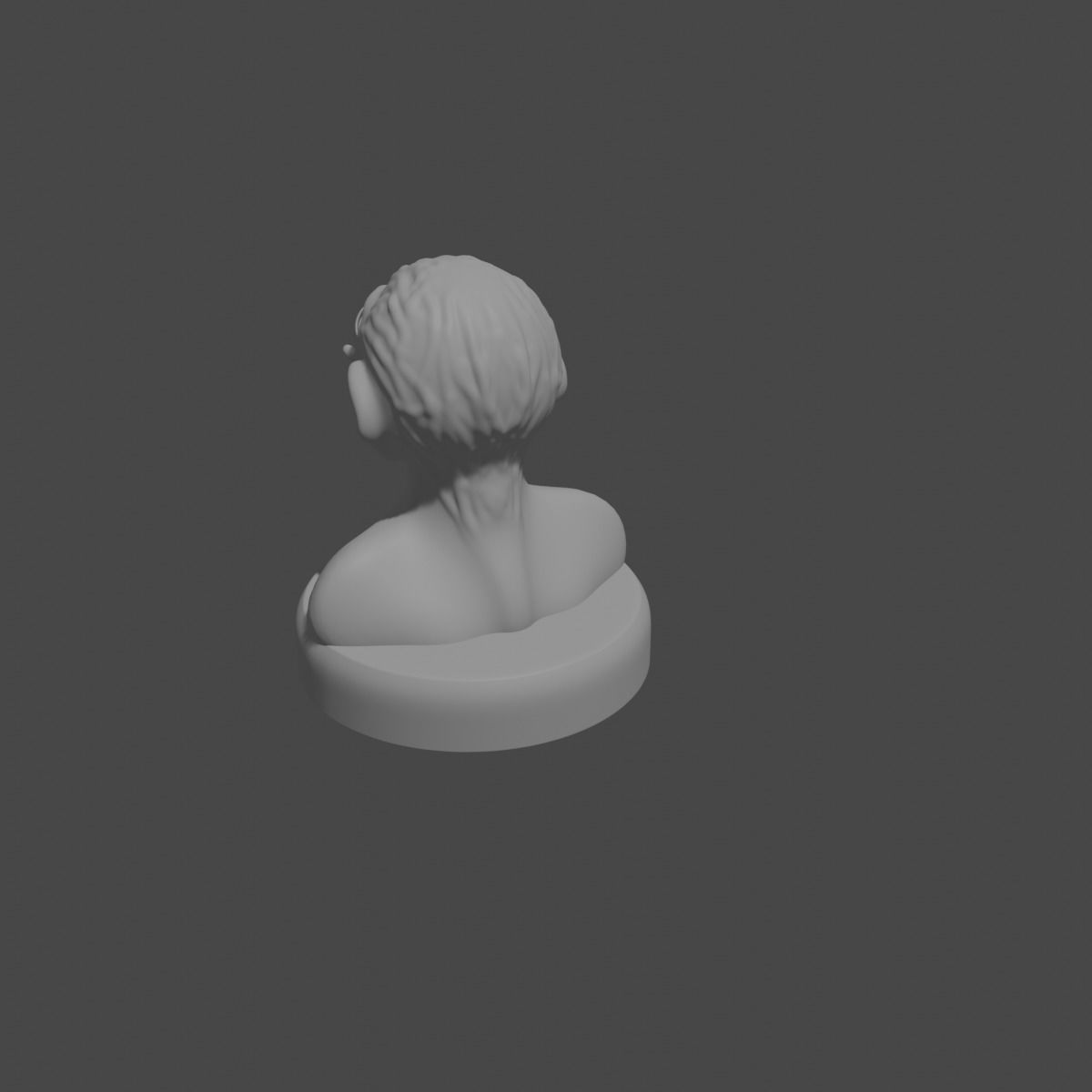 the three monkeys 3D print model_60