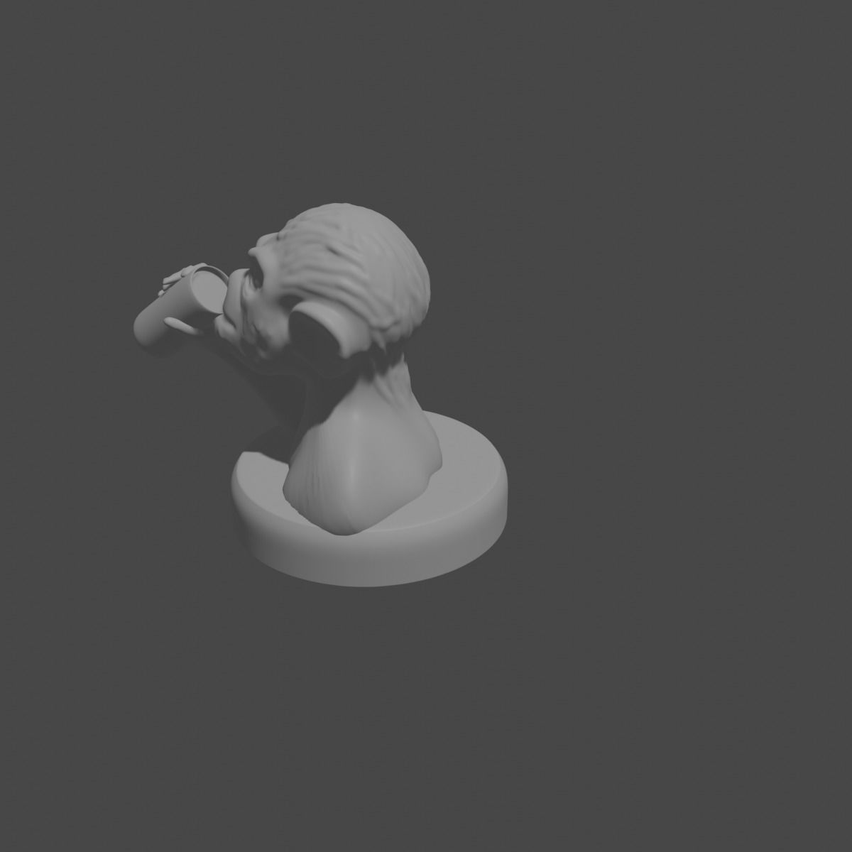 the three monkeys 3D print model_54