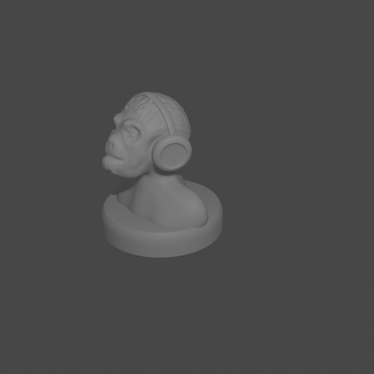 the three monkeys 3D print model_10