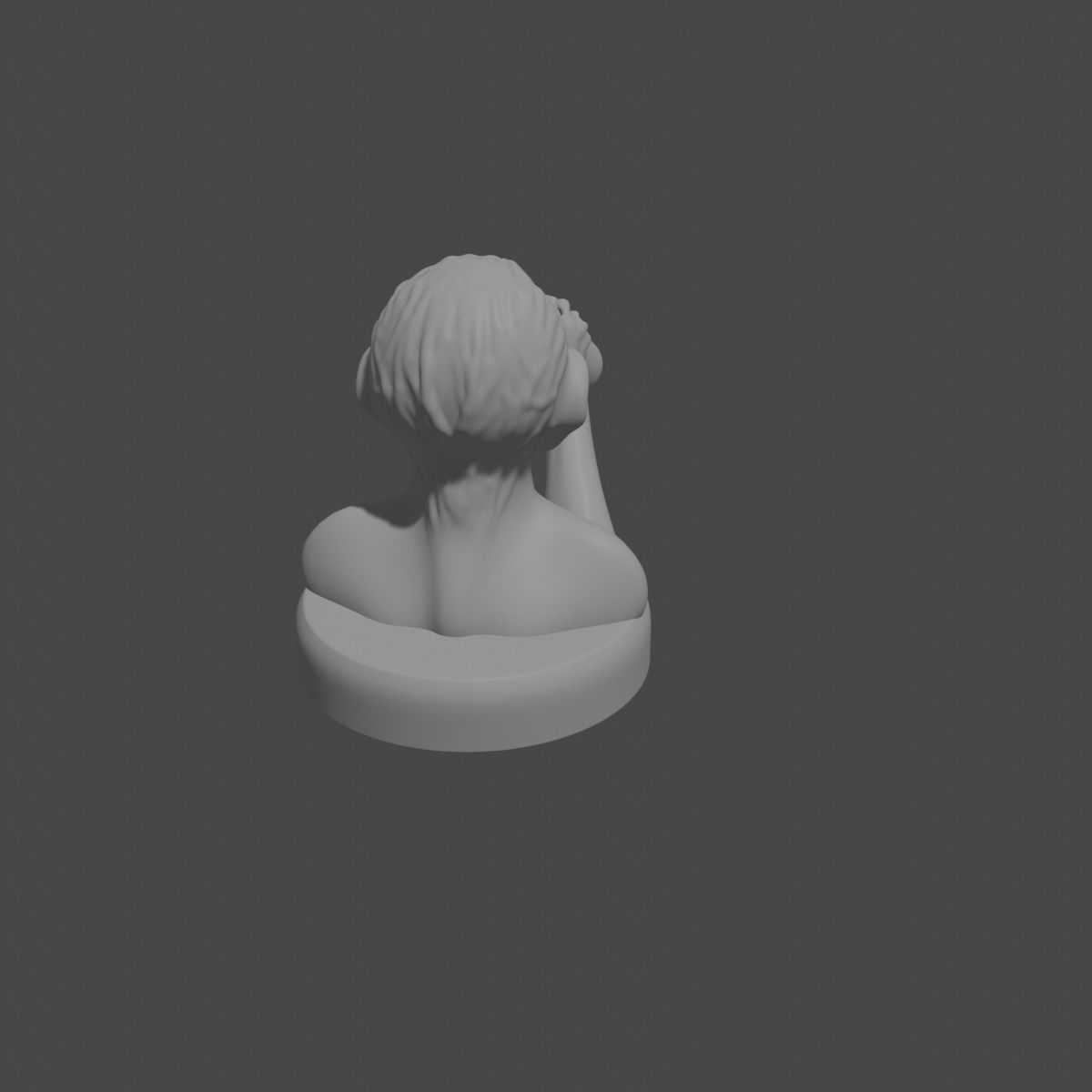 the three monkeys 3D print model_65