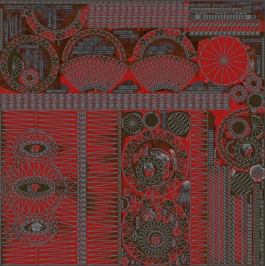 Fire Hydrant 3 Colours  Dirty Clean Low-poly 3D model_12