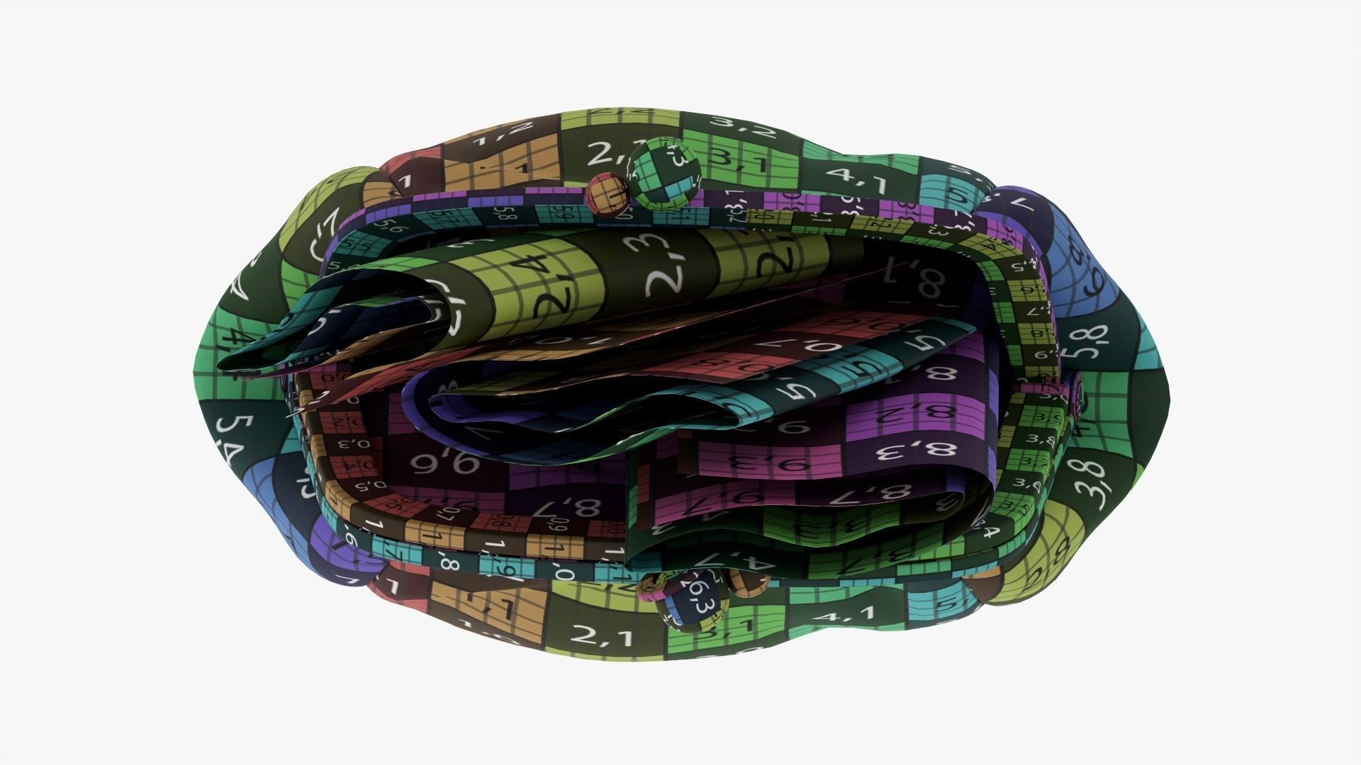 Female purse with banknotes 3D model_17