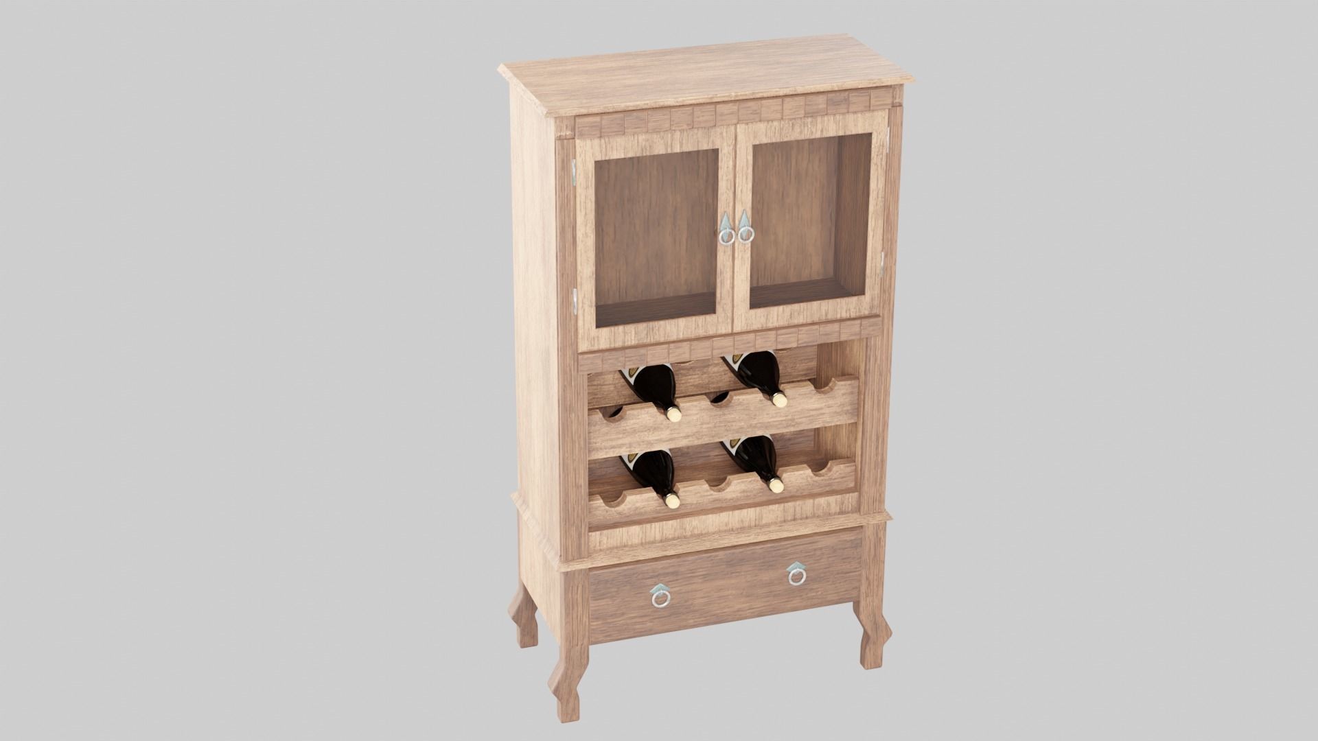 Old cellar modeled in blender  3D model_2