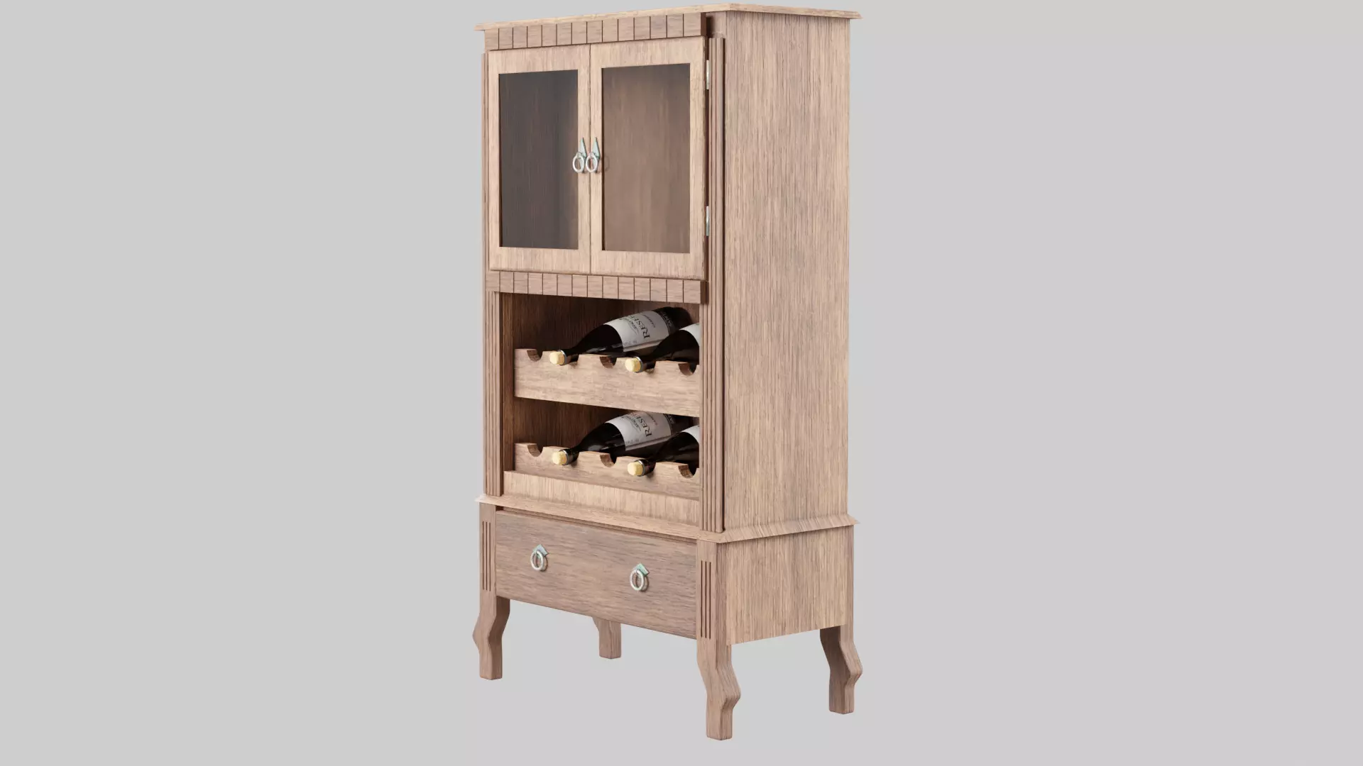 Old cellar modeled in blender  3D model_0