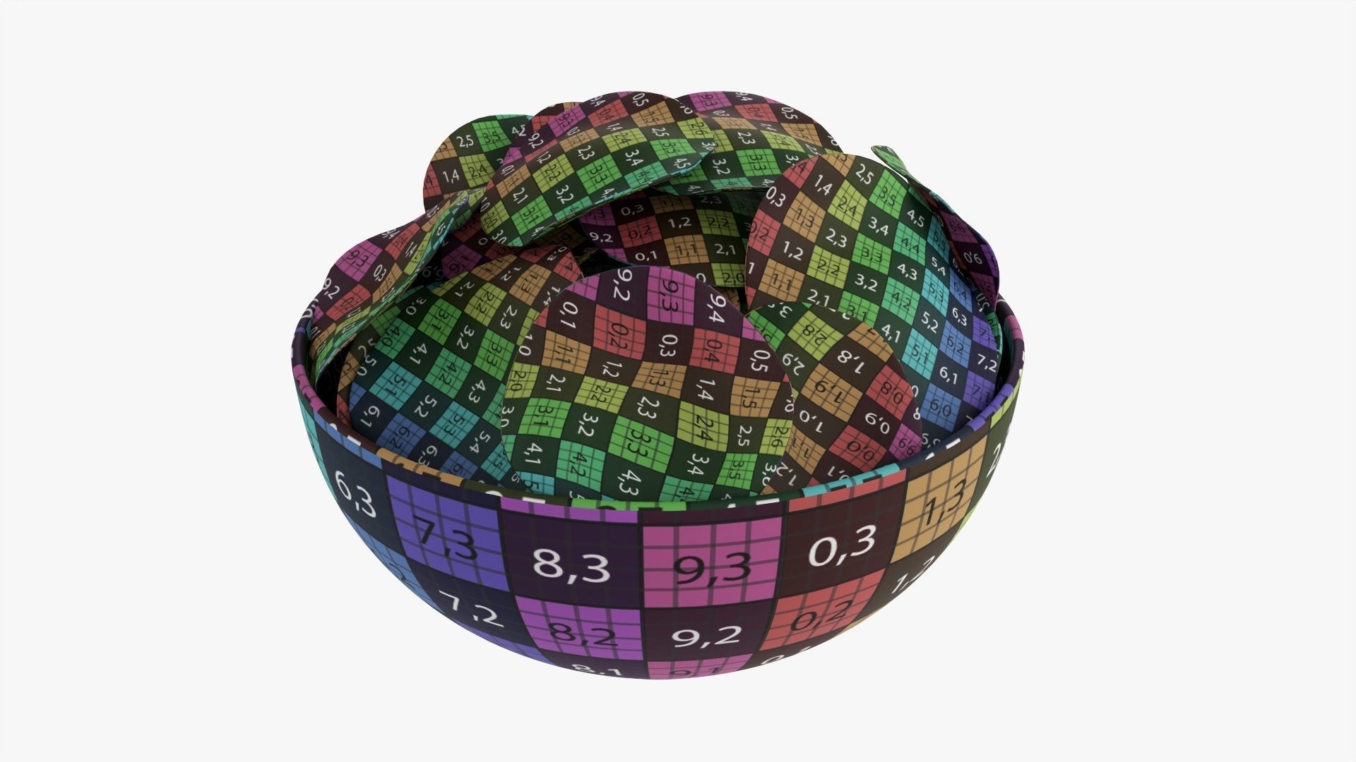 Potato chips in a bowl 02 3D model_12