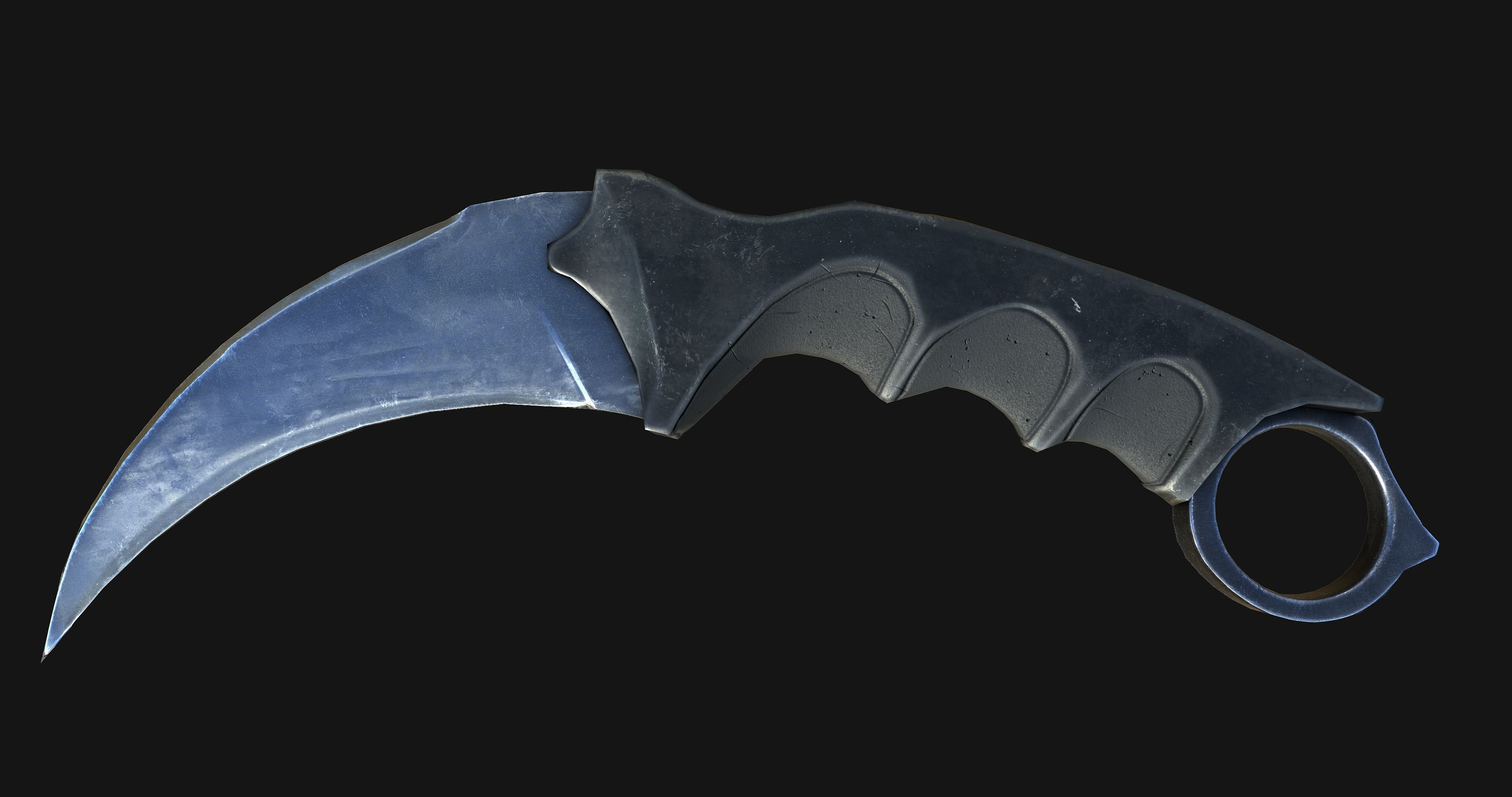 Melee weapons Low-poly 3D model_7