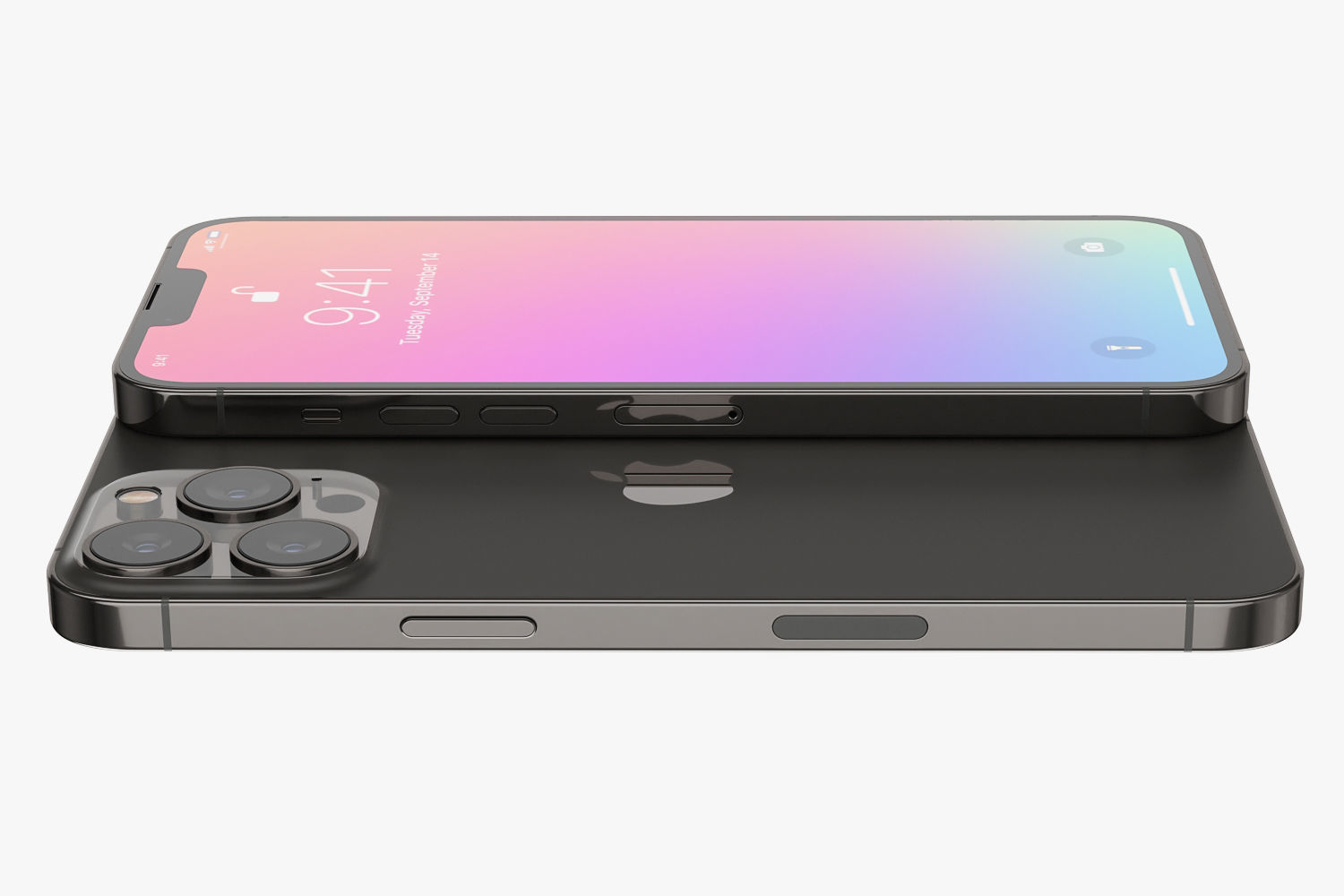 Apple iPhone 13 mini and 13 and 13 pro and 13 pro MAX v2 3D model_34