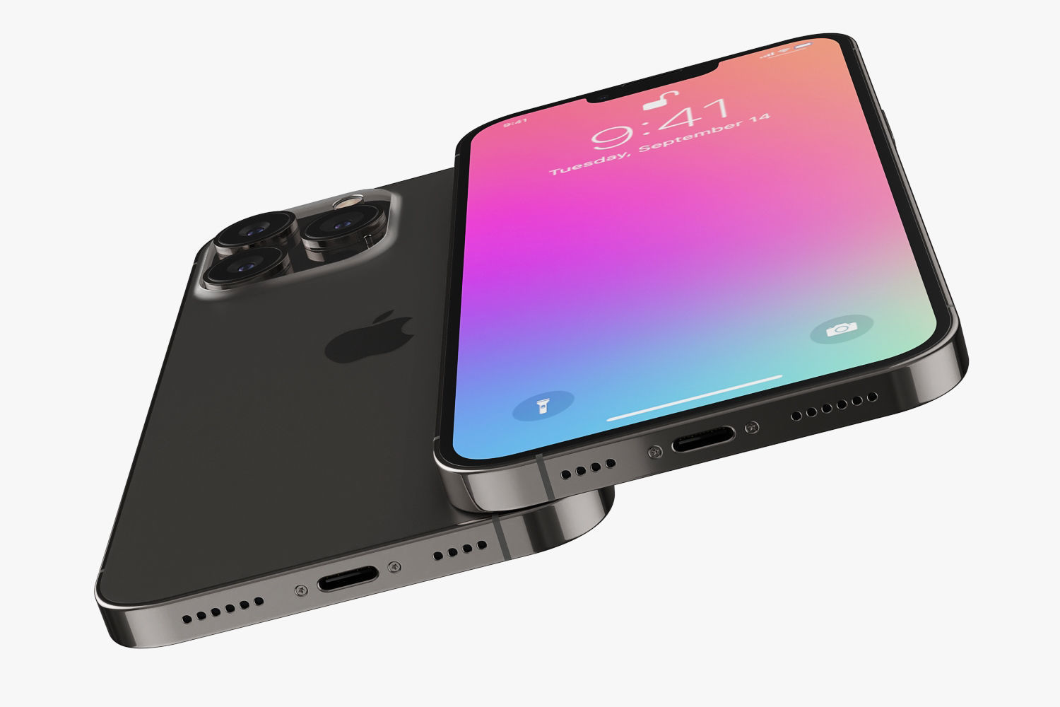 Apple iPhone 13 mini and 13 and 13 pro and 13 pro MAX v2 3D model_29