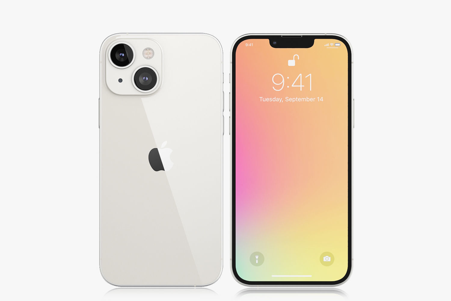 Apple iPhone 13 mini and 13 and 13 pro and 13 pro MAX v2 3D model_2