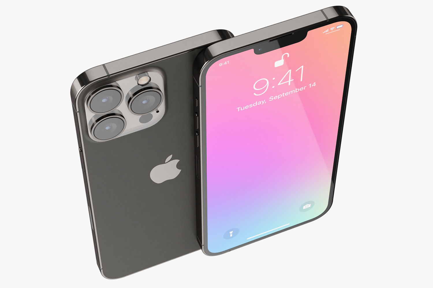 Apple iPhone 13 mini and 13 and 13 pro and 13 pro MAX v2 3D model_28