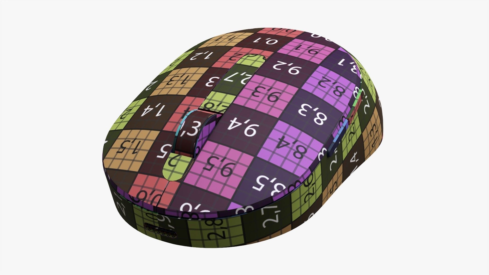 Wireless rechargeable mouse 3D model_12