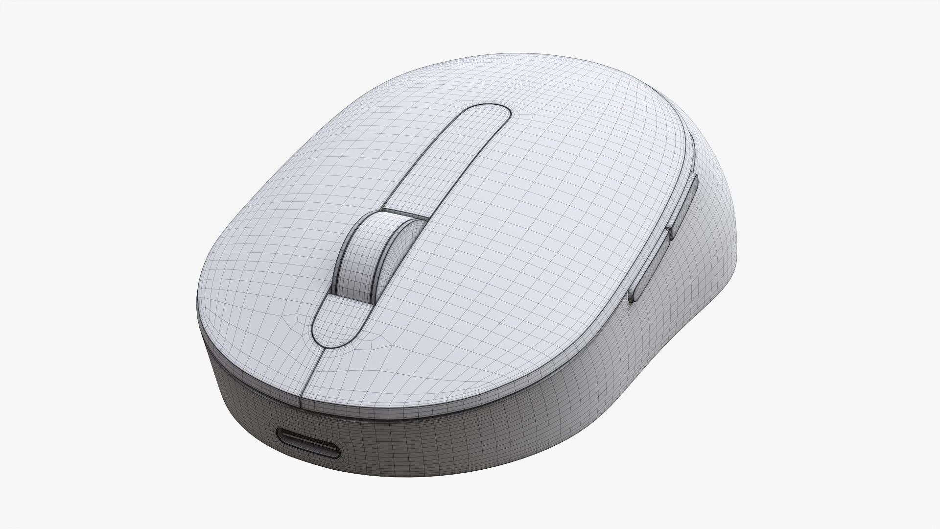 Wireless rechargeable mouse 3D model_6