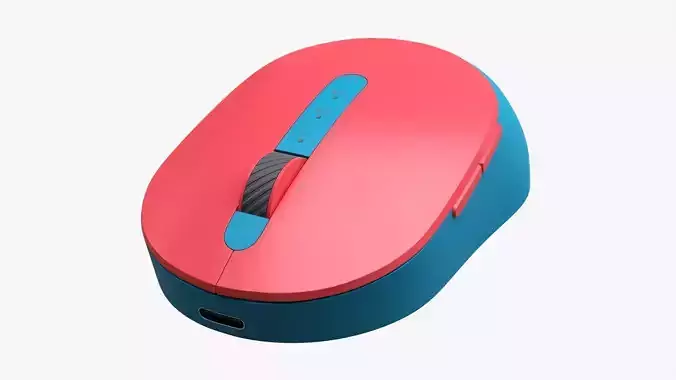 Wireless rechargeable mouse 3D model