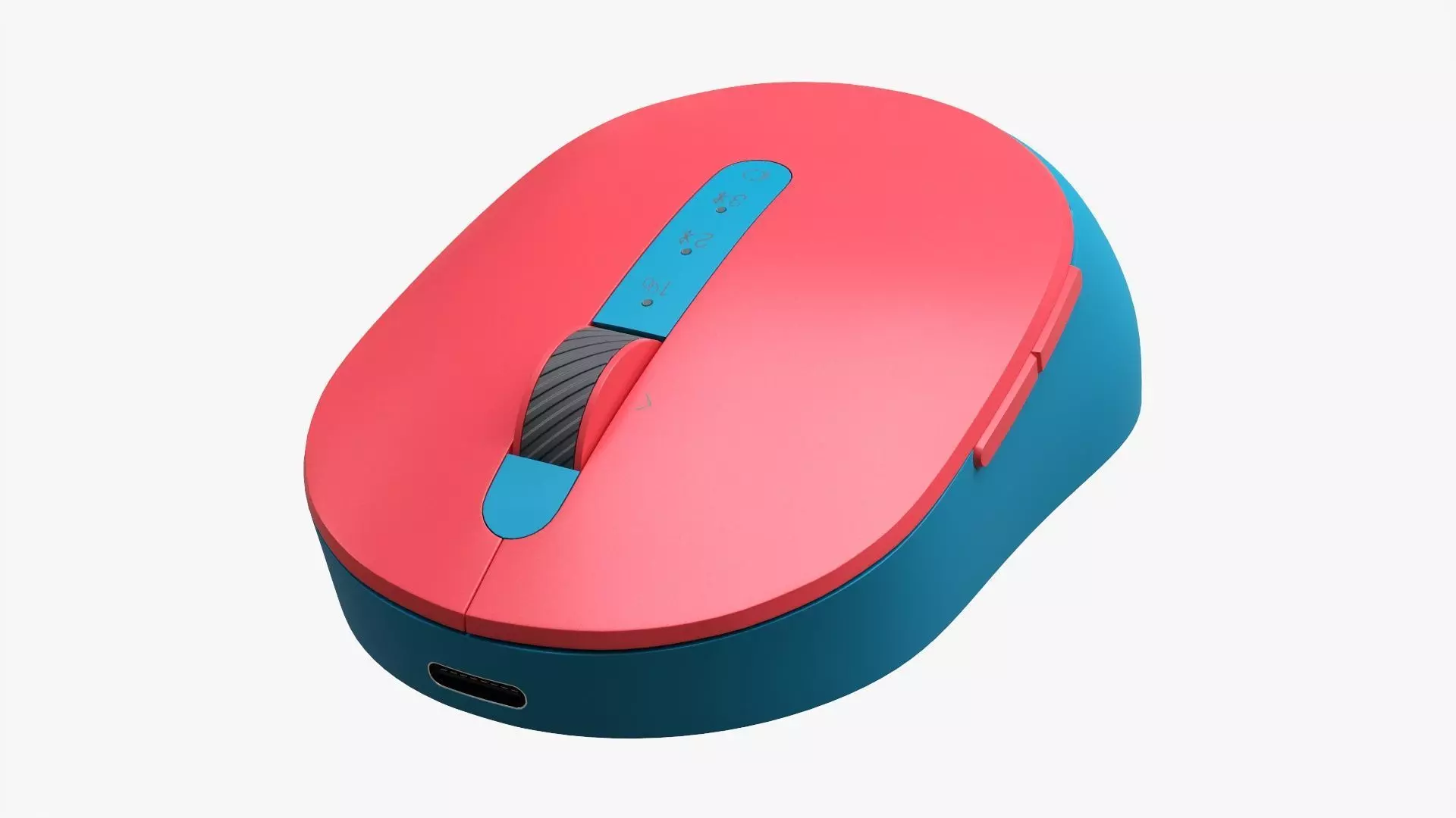 Wireless rechargeable mouse 3D model_0