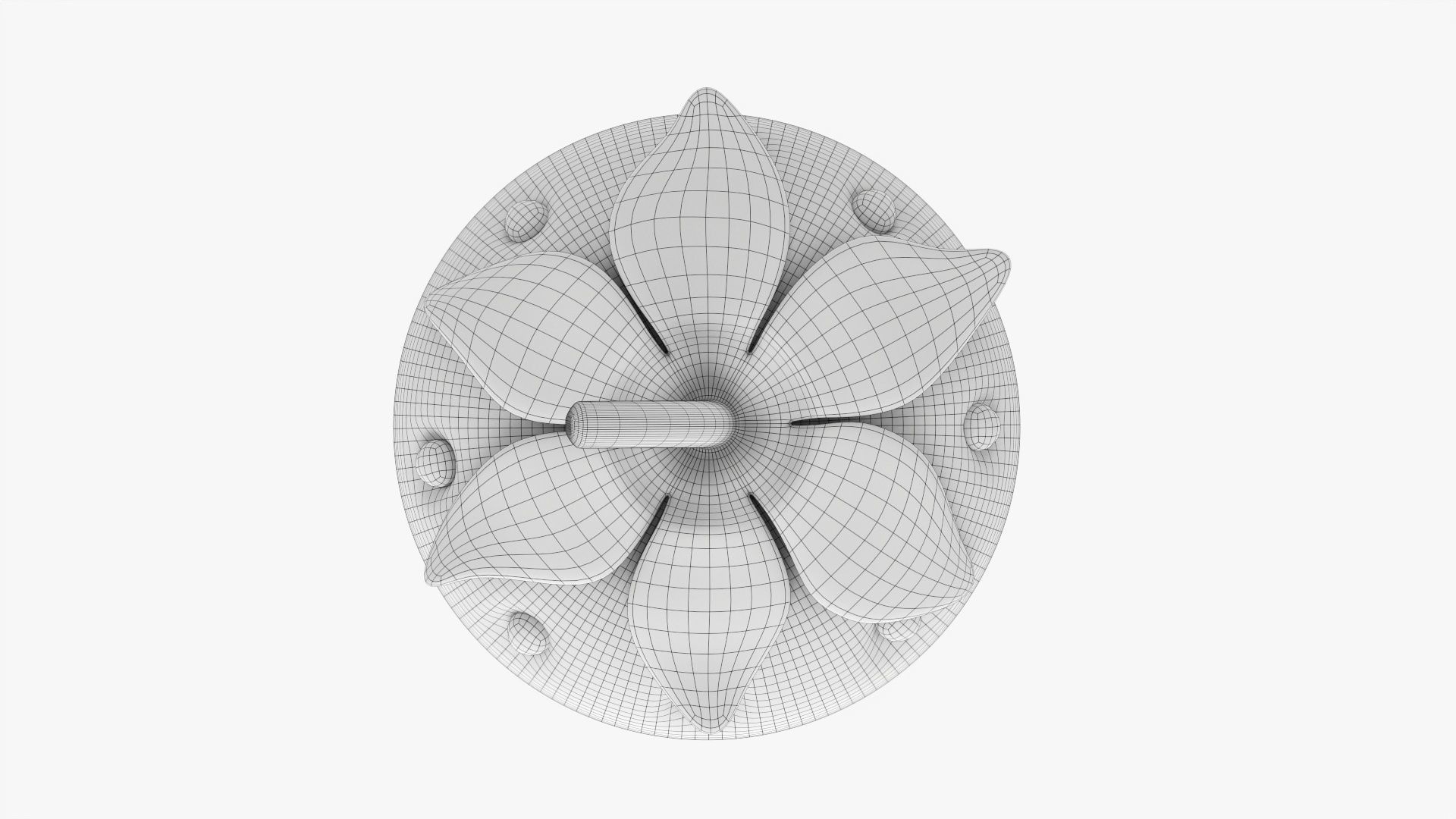 Strawberry stylized 3D model_11