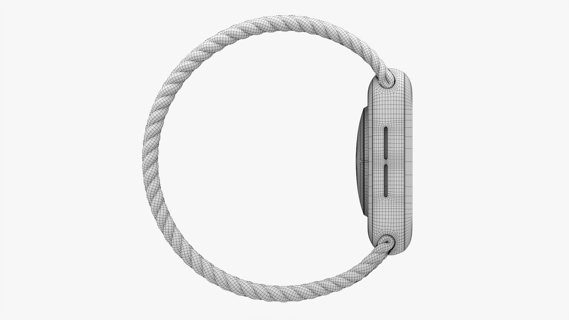 Apple Watch Series 6 braided solo loop blue 3D model_19