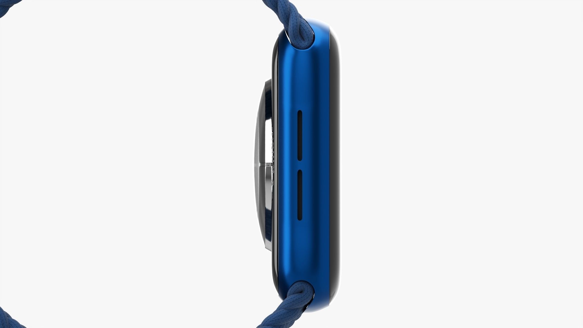 Apple Watch Series 6 braided solo loop blue 3D model_10