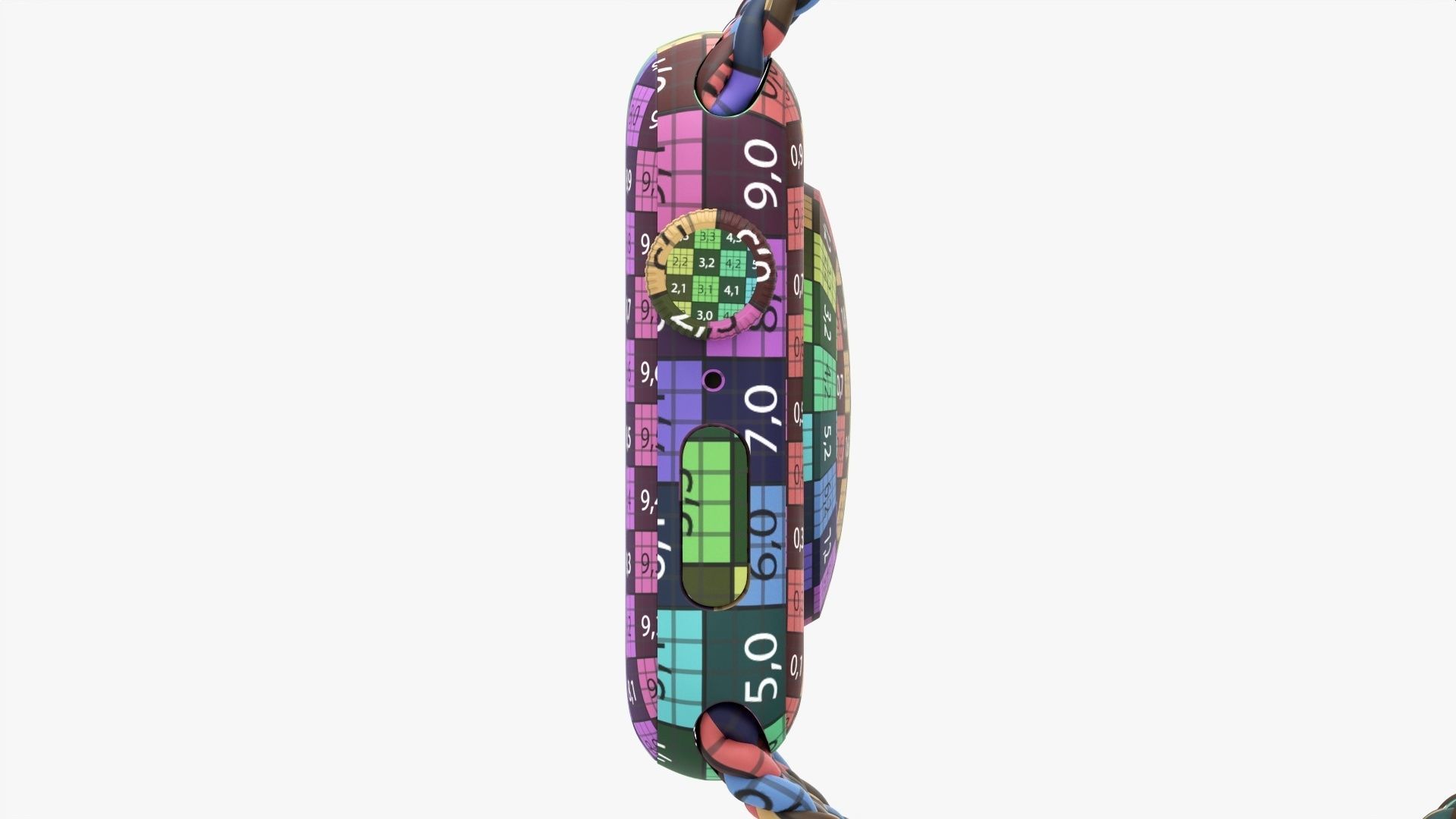 Apple Watch Series 6 braided solo loop blue 3D model_30