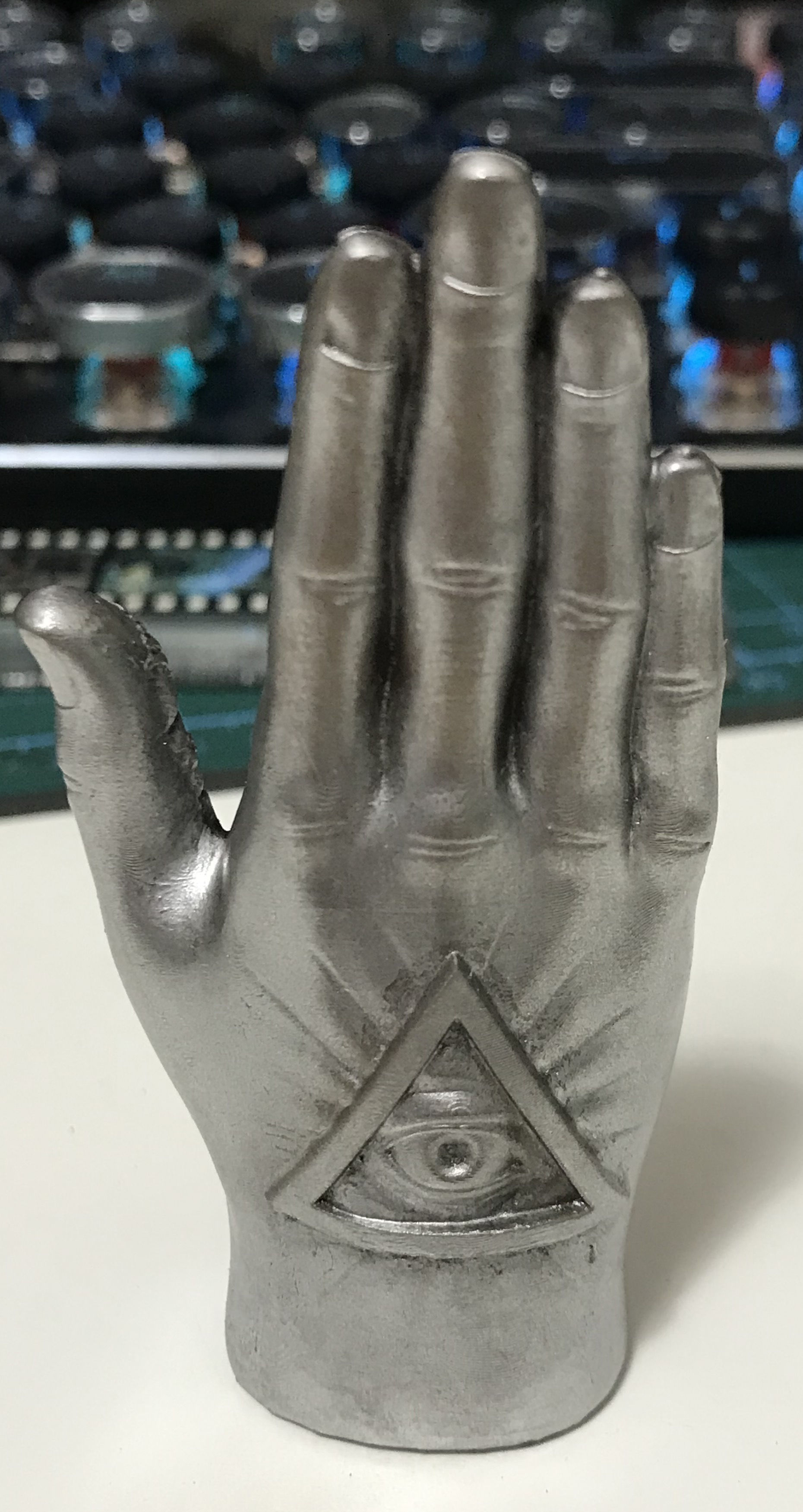 Palm Reading Hand 3D print model_3