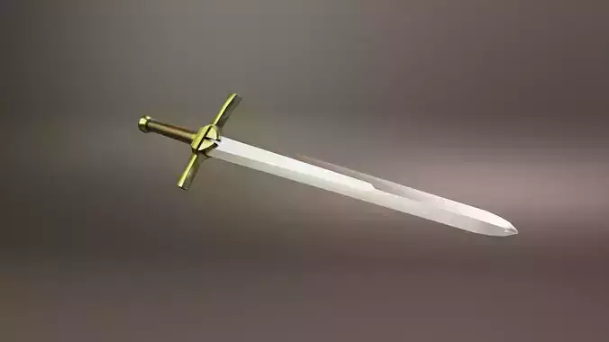 Sword Low-poly 3D model Low-poly 3D model