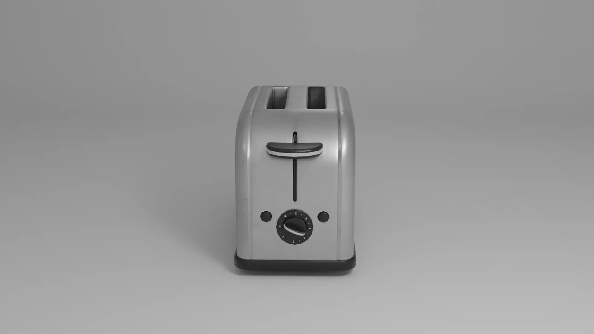 Toaster Low-poly 3D model_0
