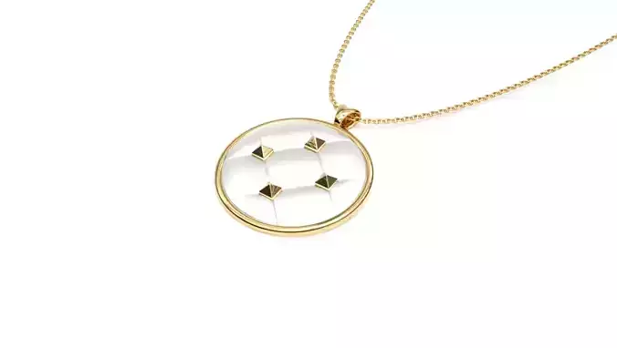 Embossed Jewelry Pendant Style