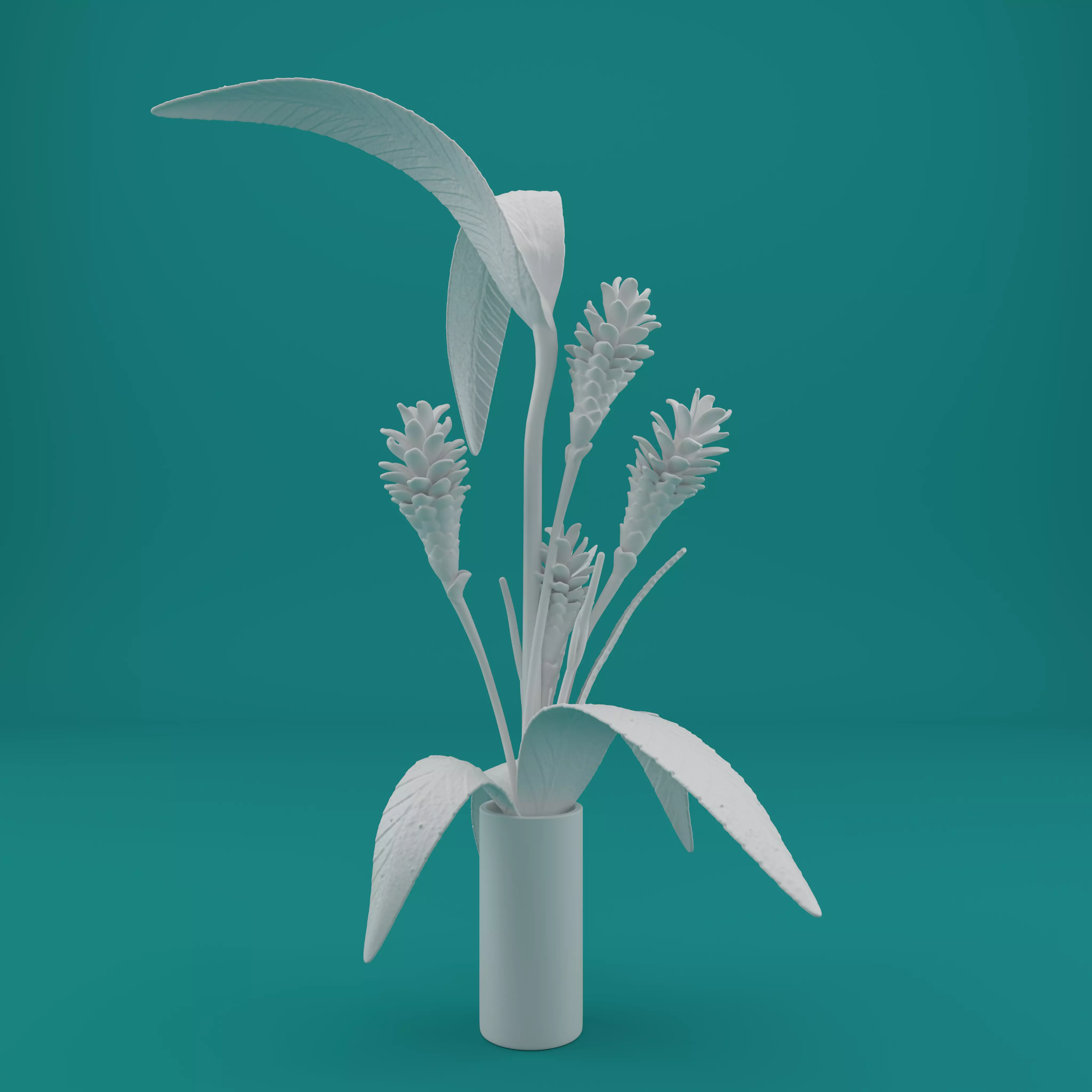 Ginger Plant Model for 3D Printing 3D print model_0