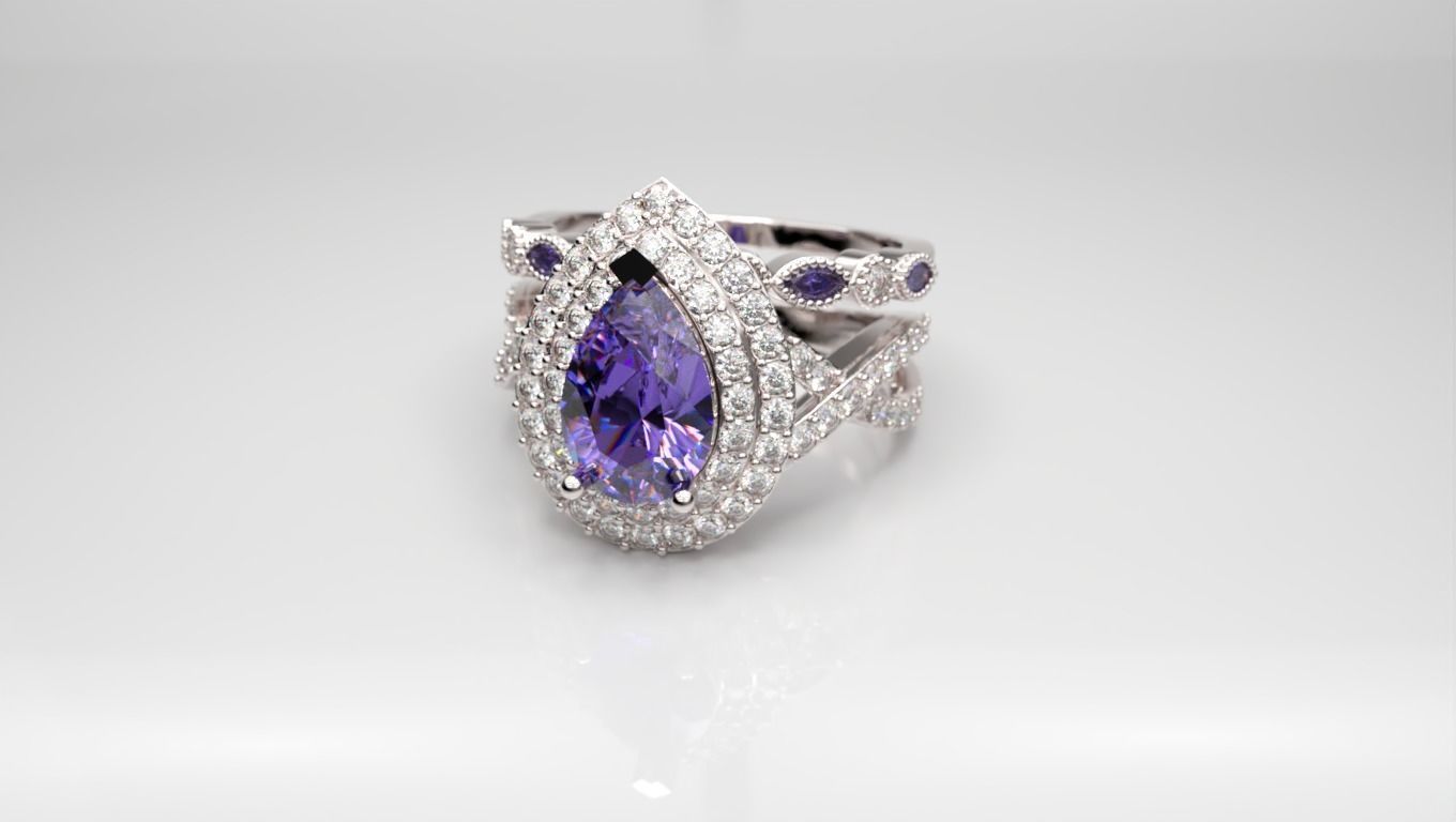 Twist Ring 3D print model_1