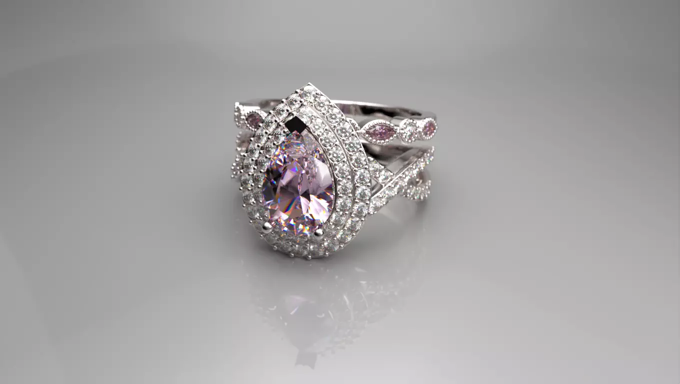 Twist Ring 3D print model_0