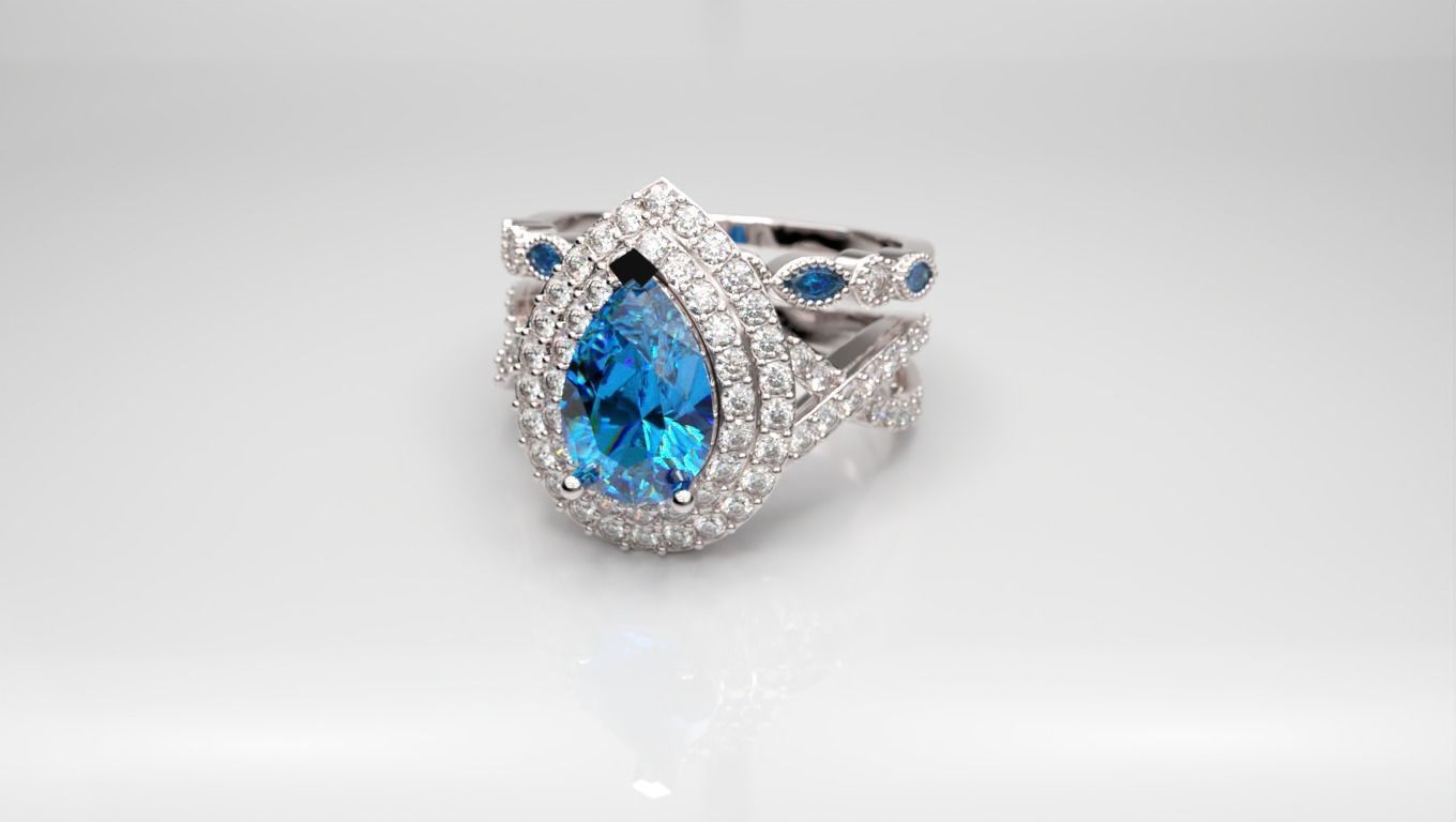 Twist Ring 3D print model_4