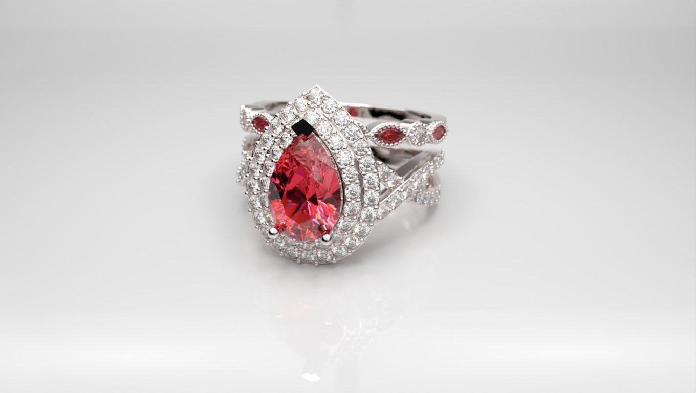 Twist Ring 3D print model_2