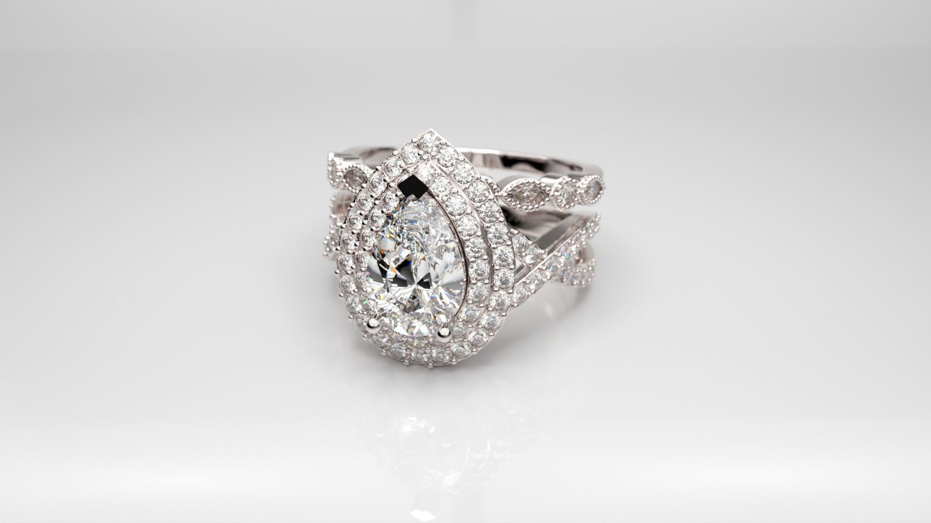 Twist Ring 3D print model_8