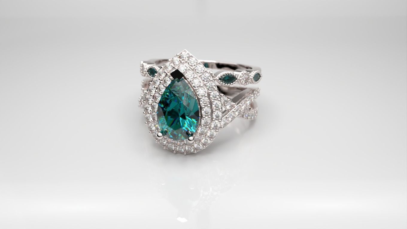 Twist Ring 3D print model_5