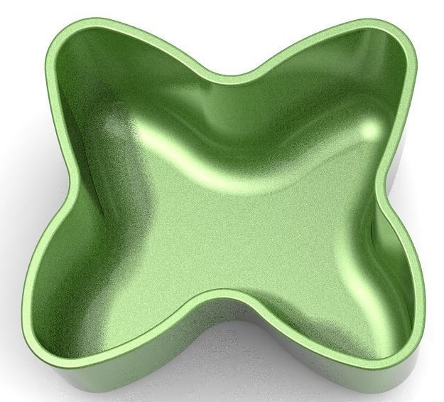 Classic Butterfly Bowl 3D print model_1