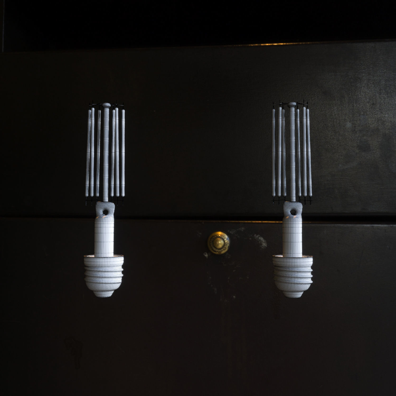 Globe light bulb 3D model_6