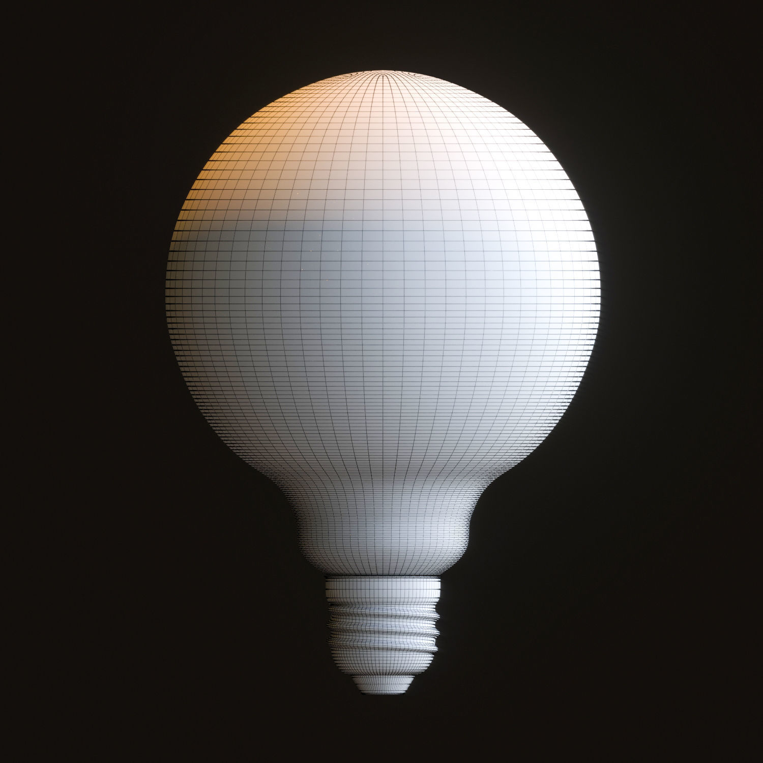 Globe light bulb 3D model_13