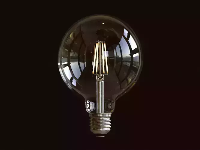 Bulb 3d model edison