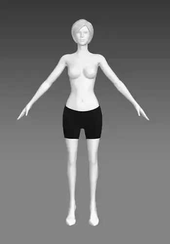 Woman Clothing A-Pose 384