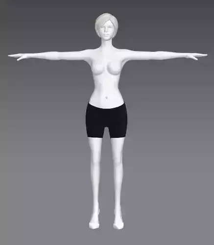 Woman Clothing T-Pose 385