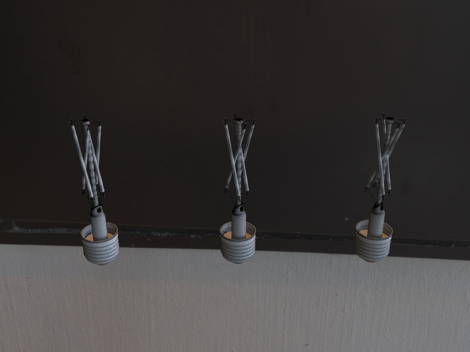 Globe light bulb 3D model_2