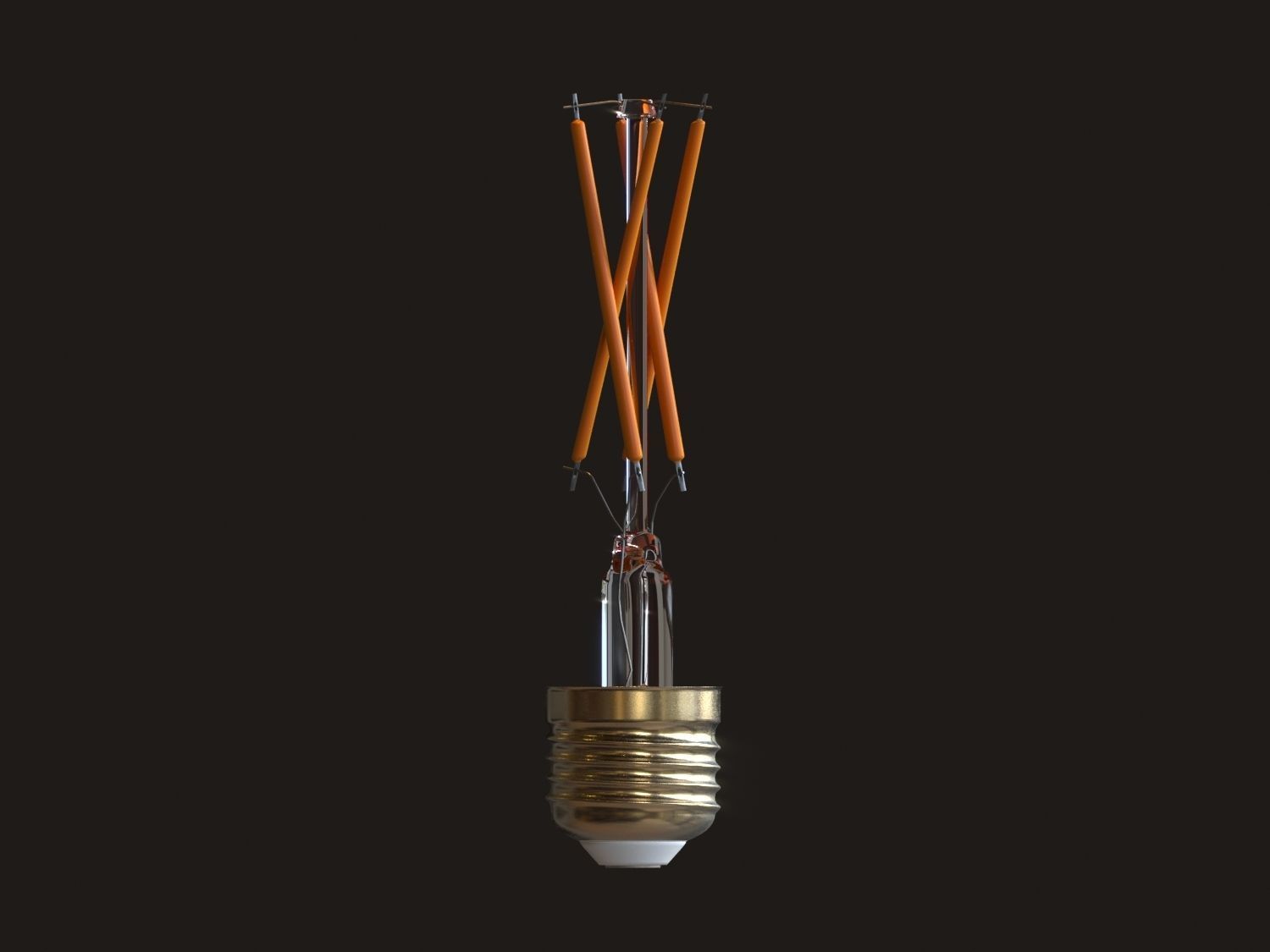 Globe light bulb 3D model_16