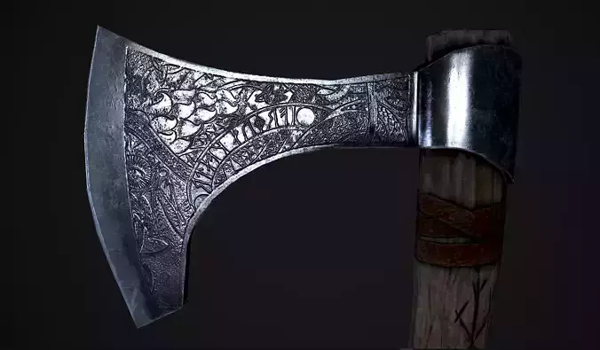 Viking Axe Game Ready