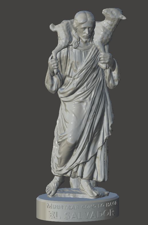 JESUS - El Buen Pastor 3D print model_1