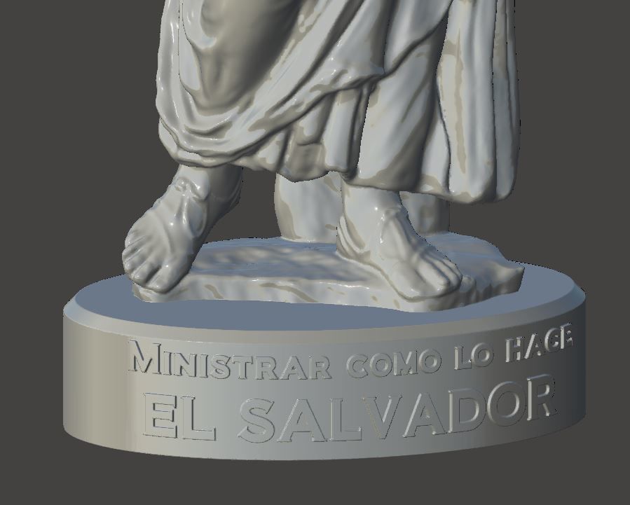 JESUS - El Buen Pastor 3D print model_8