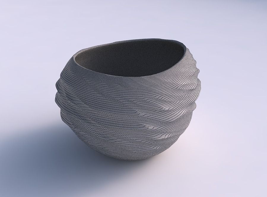 Bowl compressed 2 with fibers smooth inside 3D print model_5